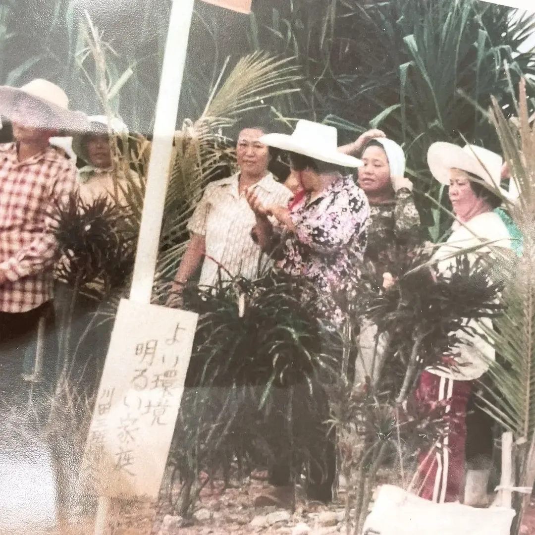 若い頃の祖母が写っている東村に関する昔の写真
